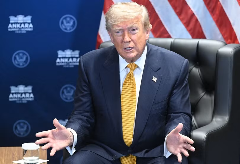 Tổng thống Mỹ Donald Trump tại Ankara, Thổ Nhĩ Kỳ ngày 8/7. Ảnh: AFP