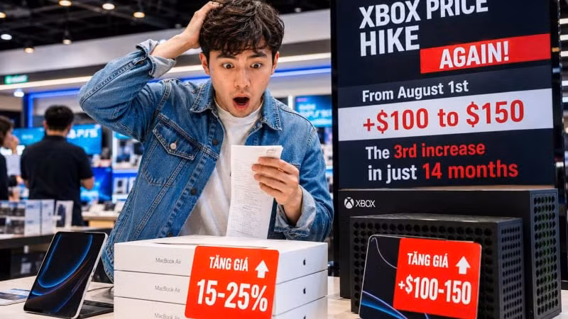"Giải mã" làn sóng tăng giá thiết bị công nghệ từ "cú ngã ngựa" của Xbox thuộc Microsoft