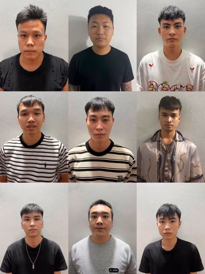 Các đối tượng trong vụ án.