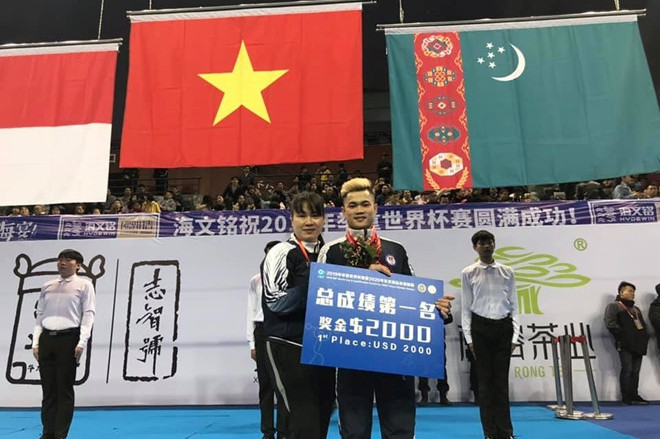 Cử tạ Việt Nam giành 6 HCV trong ngày mở màn Cúp thế giới 2019 hình ảnh 1  Cử tạ Việt Nam giành 6 HCV trong ngày mở màn Cúp thế giới 2019