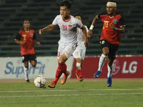 Đại thắng U22 Timor Leste, U22 Việt Nam hẹn quyết chiến với U22 Thái Lan