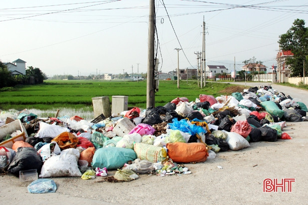 Thị xã Kỳ Anh “ngập” trong rác thải