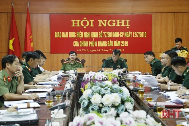 Phối hợp bảo vệ an ninh quốc gia, trật tự an toàn xã hội trên địa bàn Hà Tĩnh