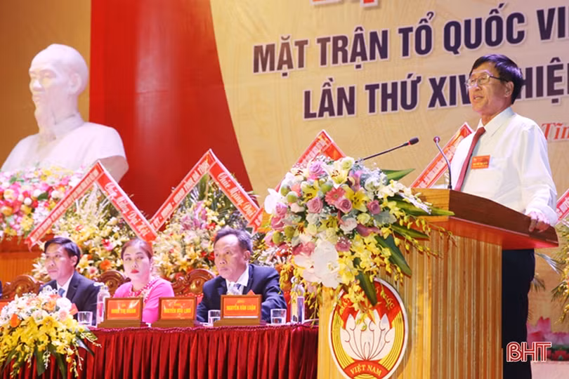 Đại hội đại biểu MTTQ Việt Nam tỉnh Hà Tĩnh lần thứ XIV thành công tốt đẹp