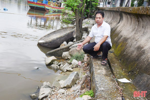 Hơn 9 km đê Hữu Nghèn cần sớm nâng cấp, đảm bảo phòng chống thiên tai