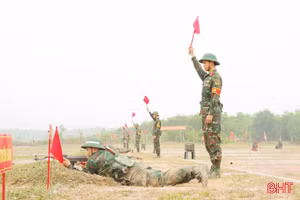 Thao trường đổ mồ hôi…