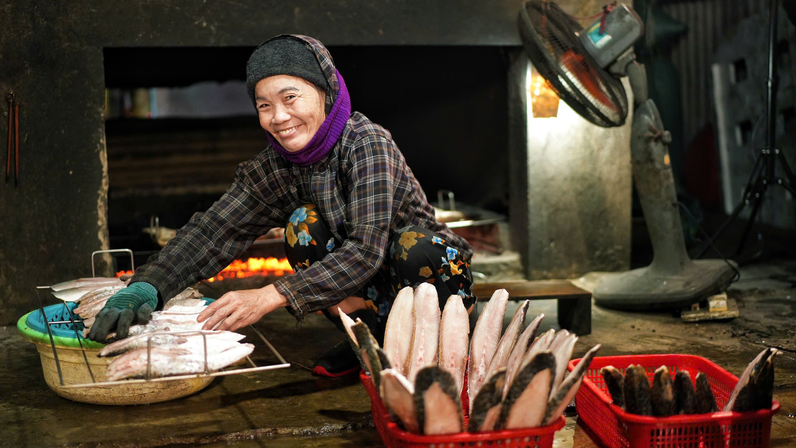 Thơm lừng làng cá nướng Thạch Kim