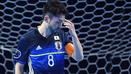 Nhật Bản từng bốn lần dự FIFA Futsal World Cup nhưng đến lần thứ tám này, họ đành lỗi hẹn. Ảnh: Trần Tú.