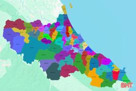 [Infographic]: 69 xã, phường mới sau khi bỏ cấp huyện ở Hà Tĩnh