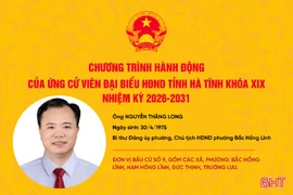 Chương trình hành động của ứng cử viên đại biểu HĐND tỉnh khóa XIX Nguyễn Thăng Long