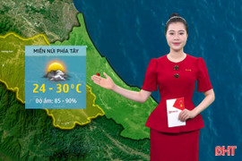 Dự báo thời tiết Hà Tĩnh ngày 21/10: Sáng và đêm có vừa đến mưa to 