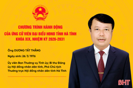 Chương trình hành động của ứng cử viên đại biểu HĐND tỉnh khóa XIX Dương Tất Thắng