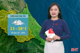 Dự báo thời tiết Hà Tĩnh ngày 16/12: Mưa vài nơi, trời rét