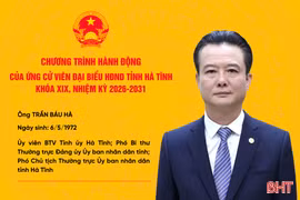 Chương trình hành động của ứng cử viên đại biểu HĐND tỉnh khóa XIX Trần Báu Hà