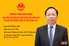 Tận tâm, tận lực, góp phần nâng cao đời sống Nhân dân, xây dựng Hà Tĩnh phát triển nhanh, bền vững