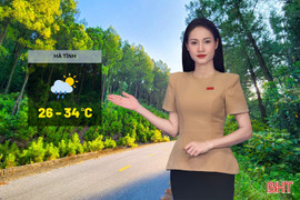 Dự báo thời tiết Hà Tĩnh ngày 25/6: Chiều có mưa rào và dông vài nơi