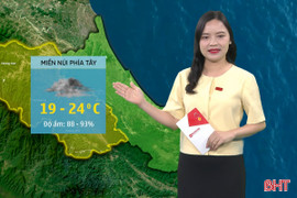 Dự báo thời tiết Hà Tĩnh ngày 24/11: Mưa rào rải rác, trời lạnh