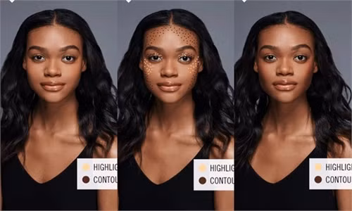 Dáng mặt kim cương có phần trán to bè và xương hàm bạnh.