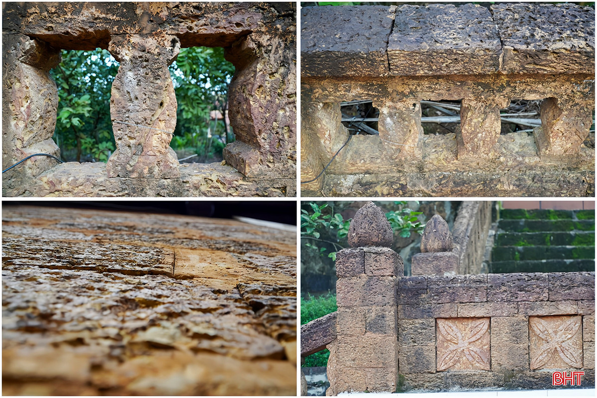 Màu sắc nâu đậm chủ đạo của đá ong giúp cho ngôi đền mang vẻ đẹp cổ kính.