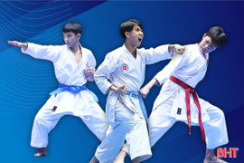 Những khoảnh khắc ấn tượng tại Giải Karate Hà Tĩnh