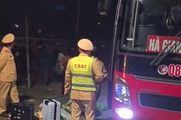 Xe khách chở quá 29 người, bị phạt gần 200 triệu đồng