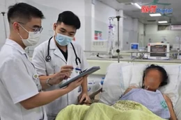 Người phụ nữ bị sét đánh chảy máu não