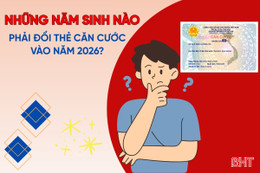 [Motion Graphics] Những năm sinh nào phải đổi thẻ căn cước 2026?
