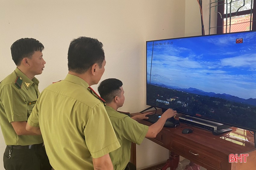 Lực lượng kiểm lâm thị xã Hồng Lĩnh theo dõi sát sao các cánh rừng dễ cháy do Ban Quản lý rừng phòng hộ Hồng Lĩnh quản lý. bqbht_br_4-copy.jpg