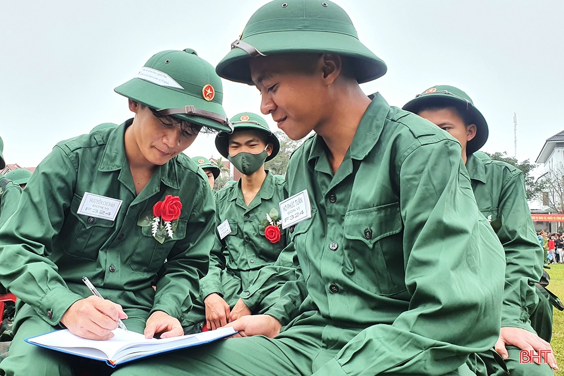 Xúc động và tự hào ngày lên đường nhập ngũ