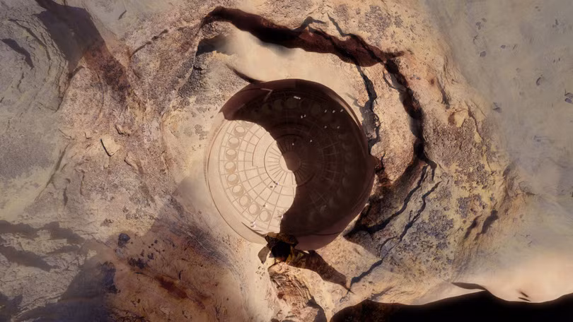 Resort chạm khắc tinh xảo ẩn mình giữa lòng sa mạc