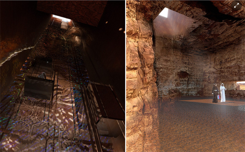 Resort chạm khắc tinh xảo ẩn mình giữa lòng sa mạc