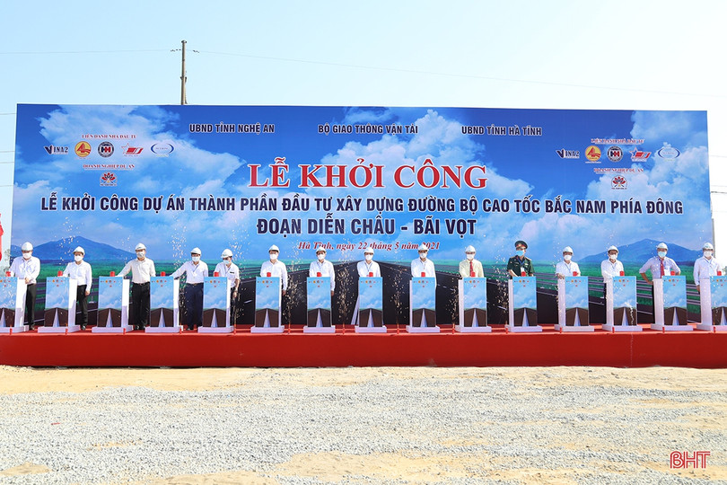 Hà Tĩnh tham gia hội nghị trực tuyến của Chính phủ nhằm gỡ vướng thi công cao tốc Bắc - Nam