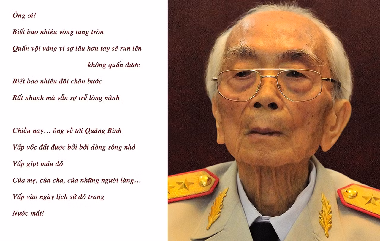 “Ông vịn lòng dân để thanh thản trở về”