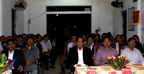 Bí thư Tỉnh ủy Nguyễn Thanh Bình tham dự ngày hội Đại đoàn kết toàn dân tộc tại phường Nam Hà