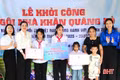 Hỗ trợ xây dựng "Ngôi nhà khăn quàng đỏ" cho trẻ em vùng biên giới Hà Tĩnh