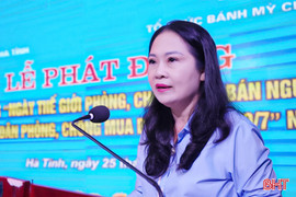  Phụ nữ Hà Tĩnh hưởng ứng ngày "Toàn dân phòng, chống mua bán người"