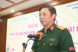Phát huy vai trò của cựu chiến binh trong phổ biến giáo dục pháp luật