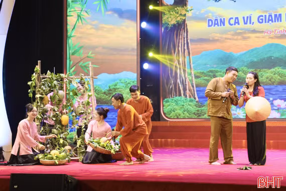 Khai mạc Liên hoan Dân ca Ví, Giặm Nghệ Tĩnh toàn tỉnh Hà Tĩnh