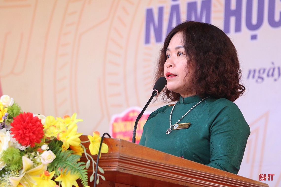 Các trường học ở Hà Tĩnh khai giảng năm học 2023 - 2024