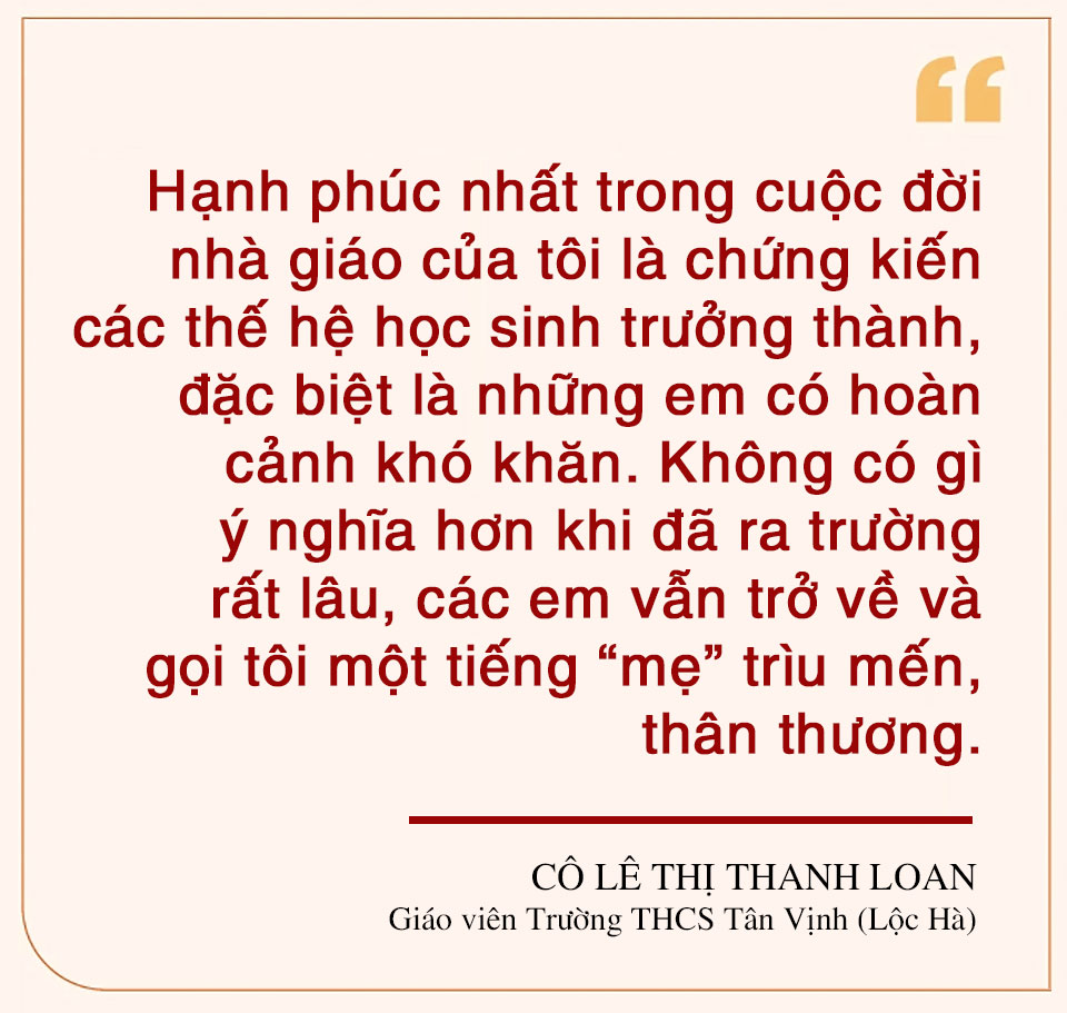 Vinh quang sứ mệnh “trồng người” (bài 2): “Người mẹ” của học sinh ở những vùng khó khăn