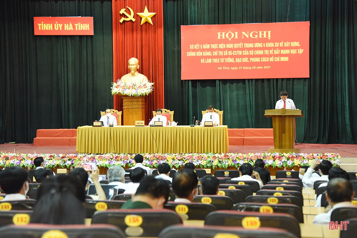 Hà Tĩnh tiếp tục triển khai nghiêm túc, hiệu quả Nghị quyết Trung ương 4 gắn với Chỉ thị 05 của Bộ Chính trị