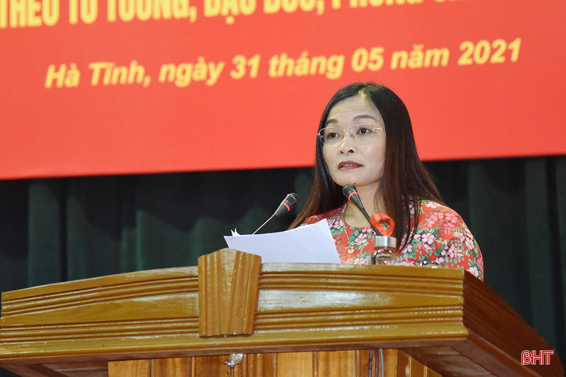 Hà Tĩnh tiếp tục triển khai nghiêm túc, hiệu quả Nghị quyết Trung ương 4 gắn với Chỉ thị 05 của Bộ Chính trị