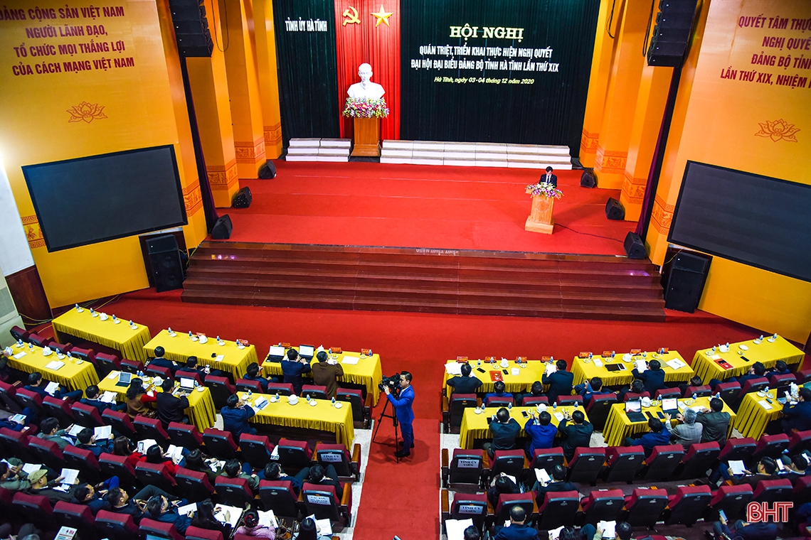 Hà Tĩnh triển khai học tập, quán triệt Nghị quyết Đại hội Đại biểu Đảng bộ tỉnh lần thứ XIX