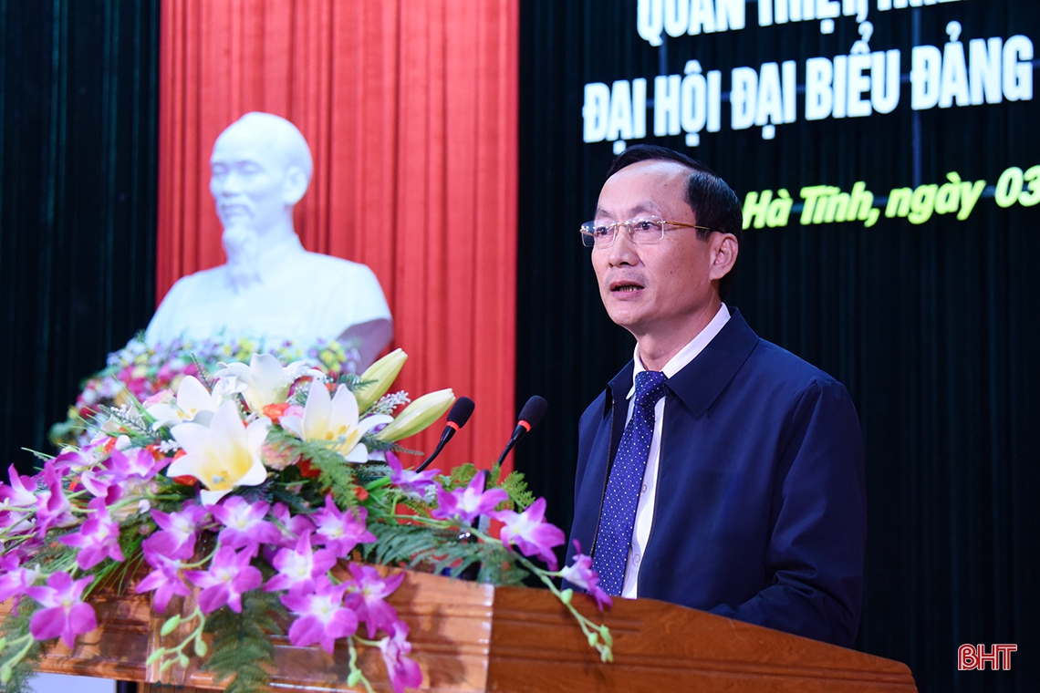 Hà Tĩnh triển khai học tập, quán triệt Nghị quyết Đại hội Đại biểu Đảng bộ tỉnh lần thứ XIX