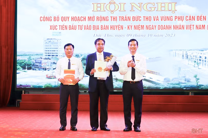 Công bố quy hoạch mở rộng thị trấn Đức Thọ và vùng phụ cận đến năm 2035