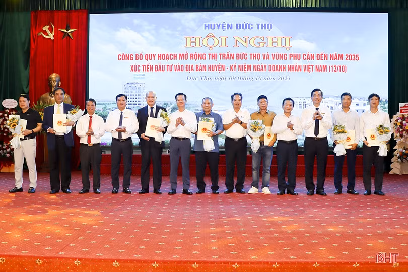 Công bố quy hoạch mở rộng thị trấn Đức Thọ và vùng phụ cận đến năm 2035