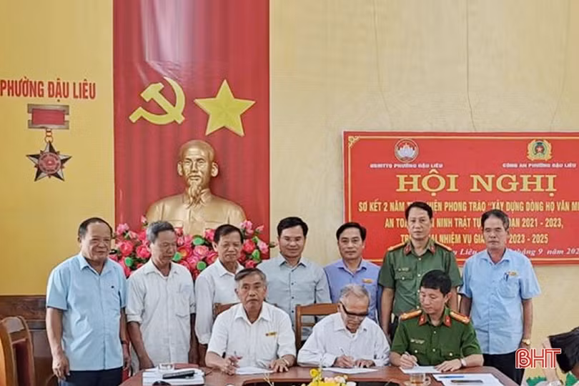 Dòng họ văn minh, an toàn về an ninh trật tự ở thị xã Hồng Lĩnh