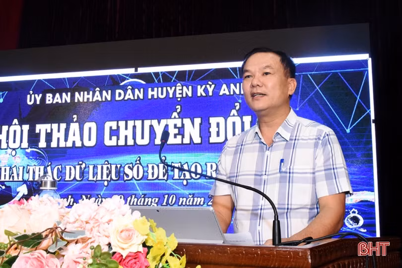 Khai thác dữ liệu số để tạo ra giá trị ở huyện Kỳ Anh