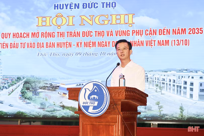 Công bố quy hoạch mở rộng thị trấn Đức Thọ và vùng phụ cận đến năm 2035
