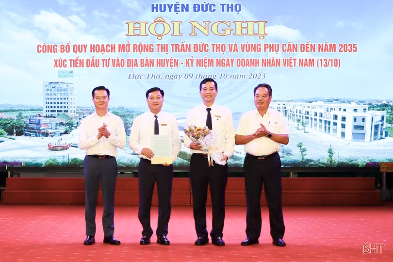 Công bố quy hoạch mở rộng thị trấn Đức Thọ và vùng phụ cận đến năm 2035